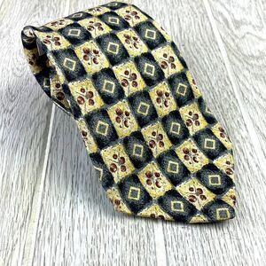 Lamberti Made In Italy Geometric Silk Necktie